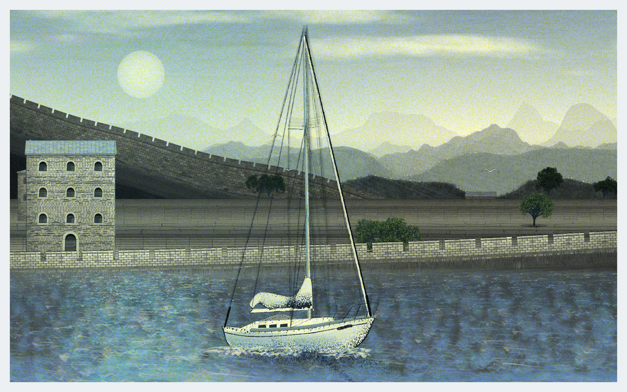 Artwork from Set Sail